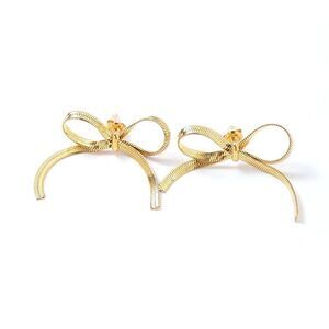 Bow earrings N1279
